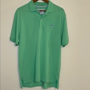 Southern Tide Green Polo Shirt Classic Casual Style
